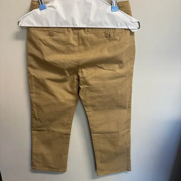 Gap Kids Boys Husky Khaki Tan Pants Size 6 NWT - Picture 3 of 8